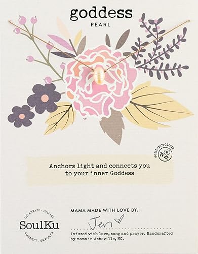 Miniatura 8 de SoulKu Handcrafted Necklace, Empowerment Jewelry With Healing Crystal, Inspirational Jewelry For Women, Mom & Sister Gifts, 2" Extender With Lobster