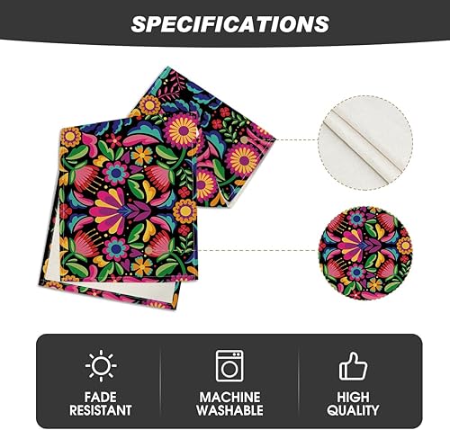 Miniatura 5 de Artoid Mode Floral Dia De Los Muertos Serape Fiesta - Camino de mesa mexicano, Día de los Muertos de México, decoración de mesa de comedor para