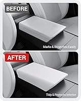 Vista 3 de BASENOR Funda para reposabrazos de consola central para Tesla Model Y Juniper/Model 3 Highland 2025 2026 [antideslizante] [sin logo] Accesorios