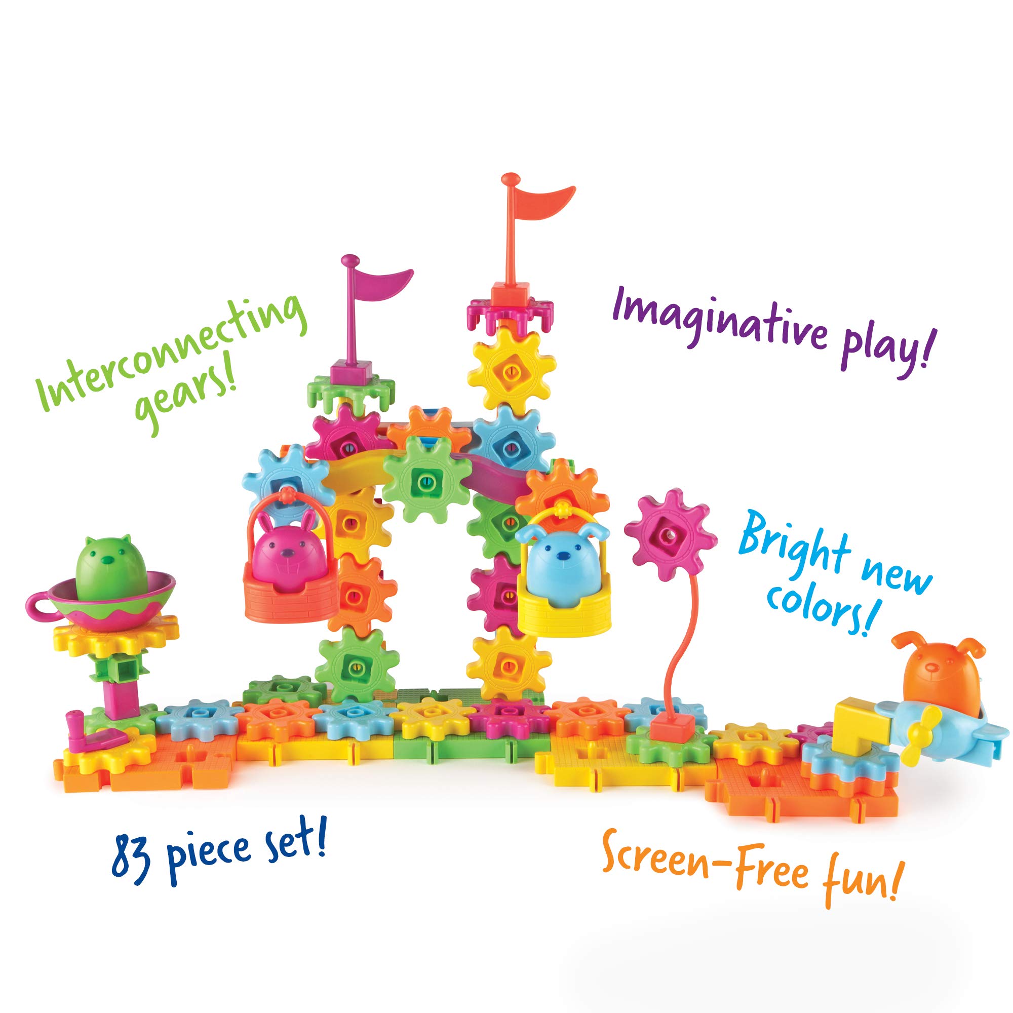 Set de construcción del parque de atracciones para mascotas de Gears! Gears! Gears! de Learning Resources
