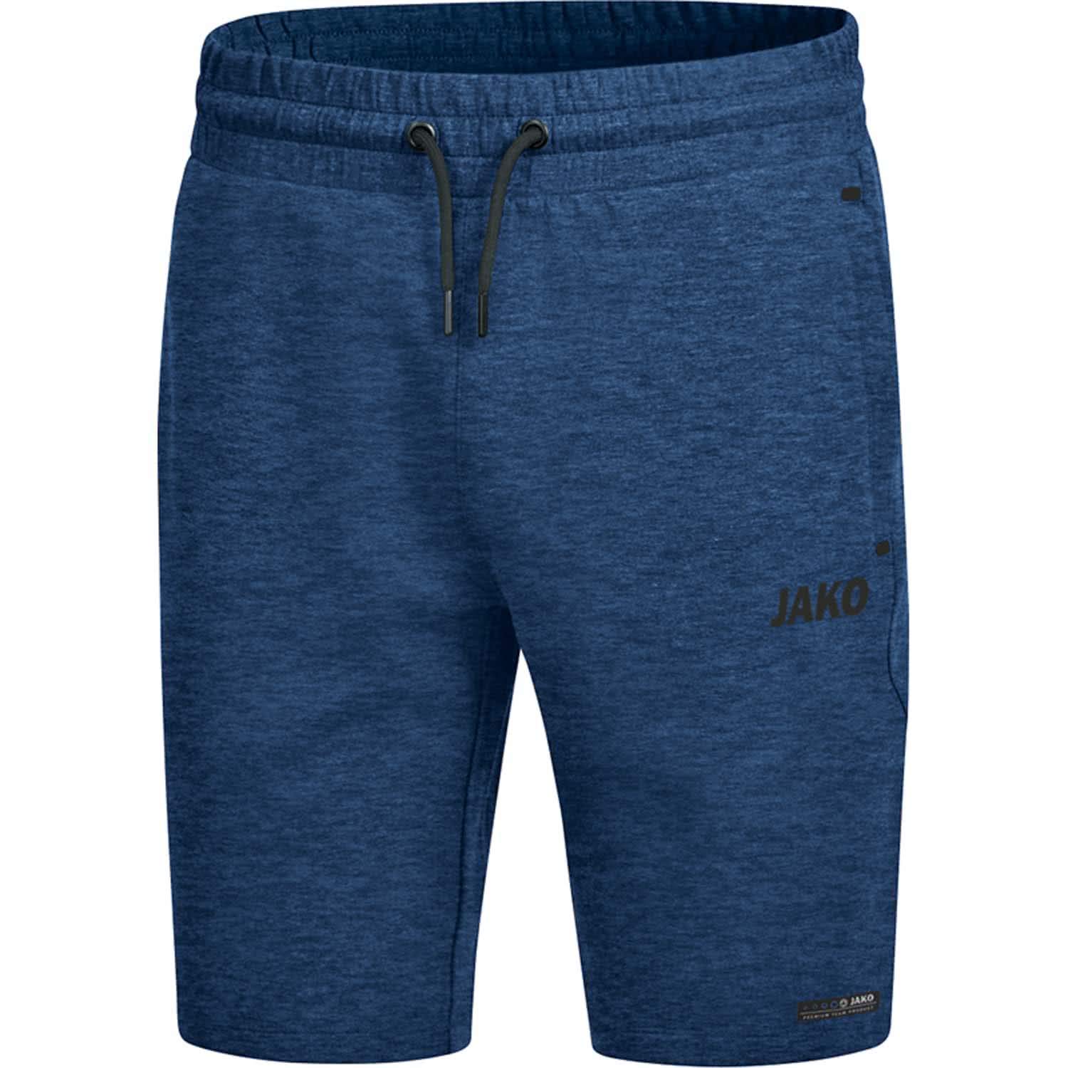 JAKO Men's Premium Basics Shorts, Mens, Short, 8529, Marine Mottled, 4XL