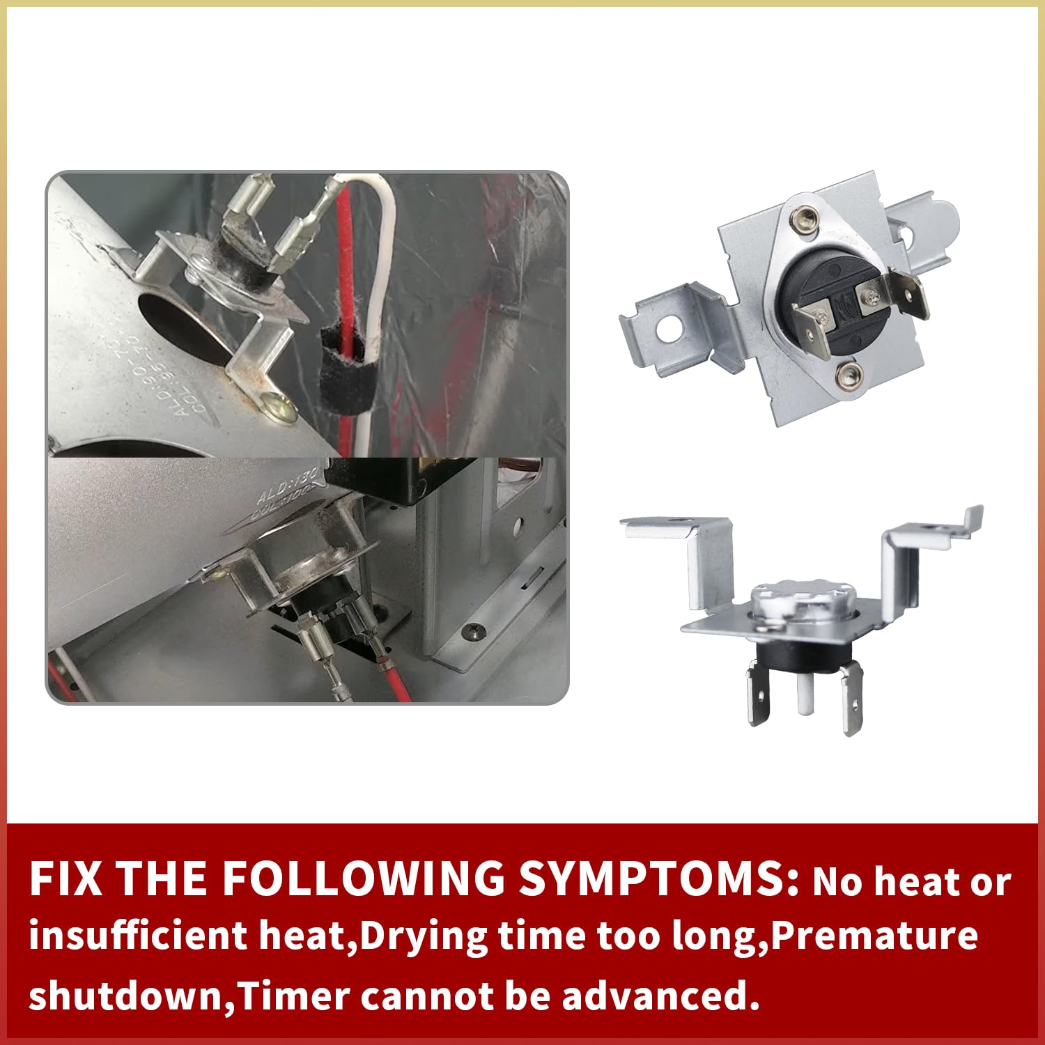 LG Dryer High Limit Thermostat | Part # 6931EL3004B, AGM30045804, 6323EL2001B | Open Box - Removed From New Machine
