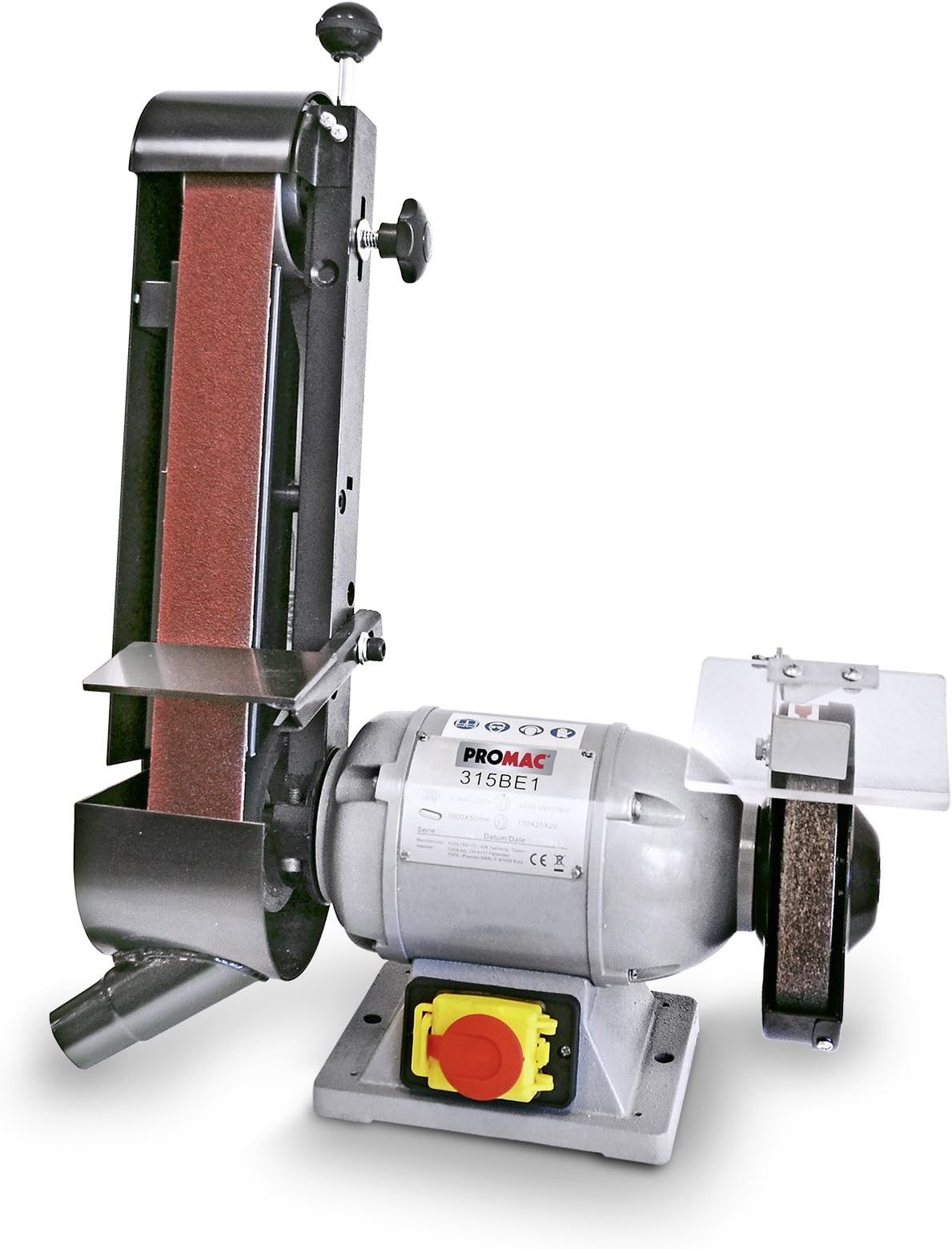 PROMAC 315BE1-CH Wheel With Belt Bench Grinder Sander, Ø 150 mm, 230V, 0.3kW