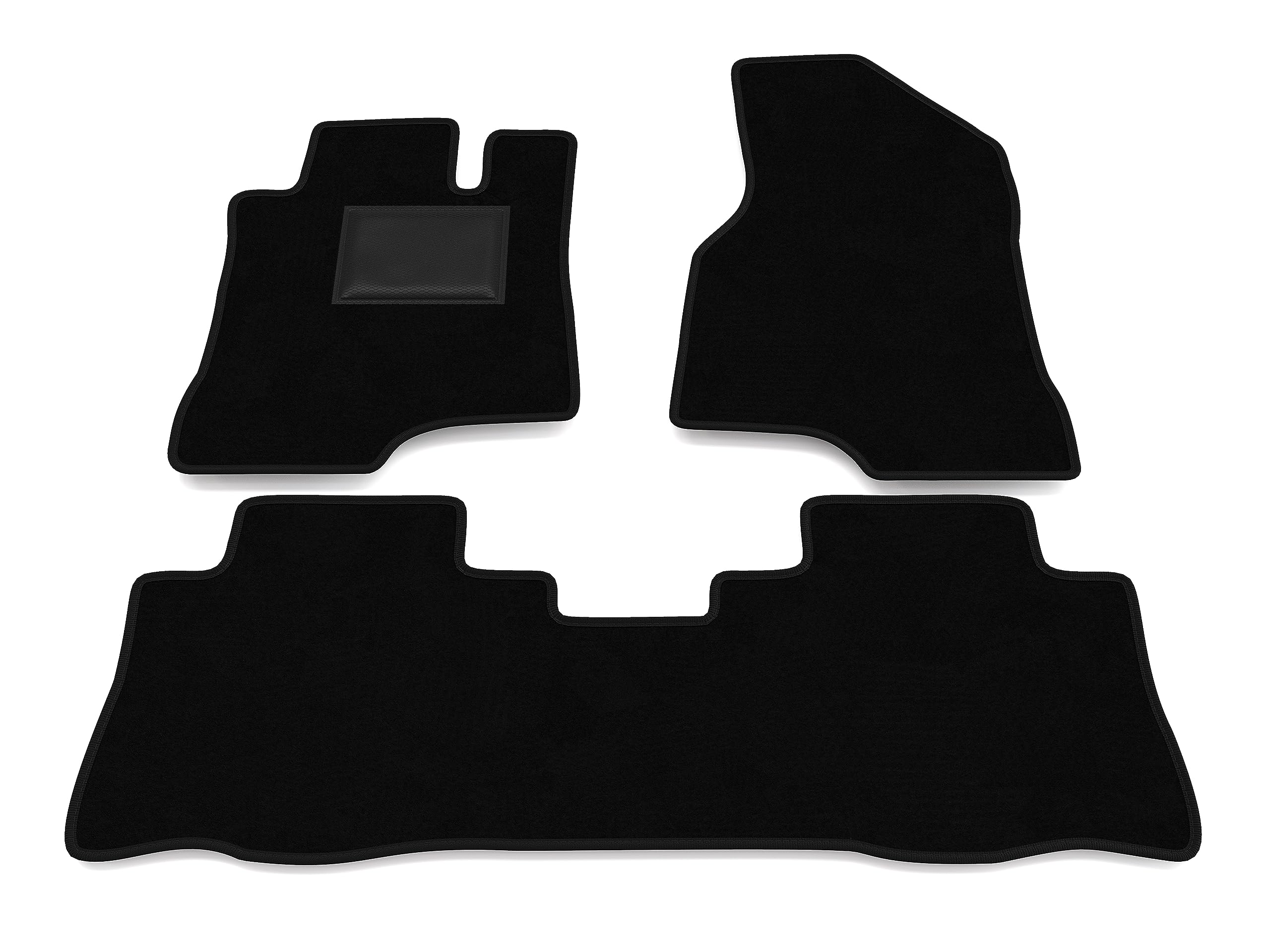 Tappetini Chevrolet Corvette C6 in Velluto Nero - Set 2 Pezzi Su Misura