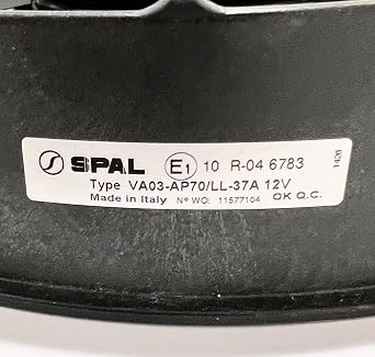 SPAL 30102054 VA03-AP70/LL-37A 11 Puller High Performance Fan 1375 CFM