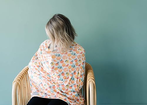 Miniatura 5 de Funda para asiento de coche para bebé, toldo y funda de lactancia multiusos elástica 5 en 1, regalo cítrico Copper Pearl