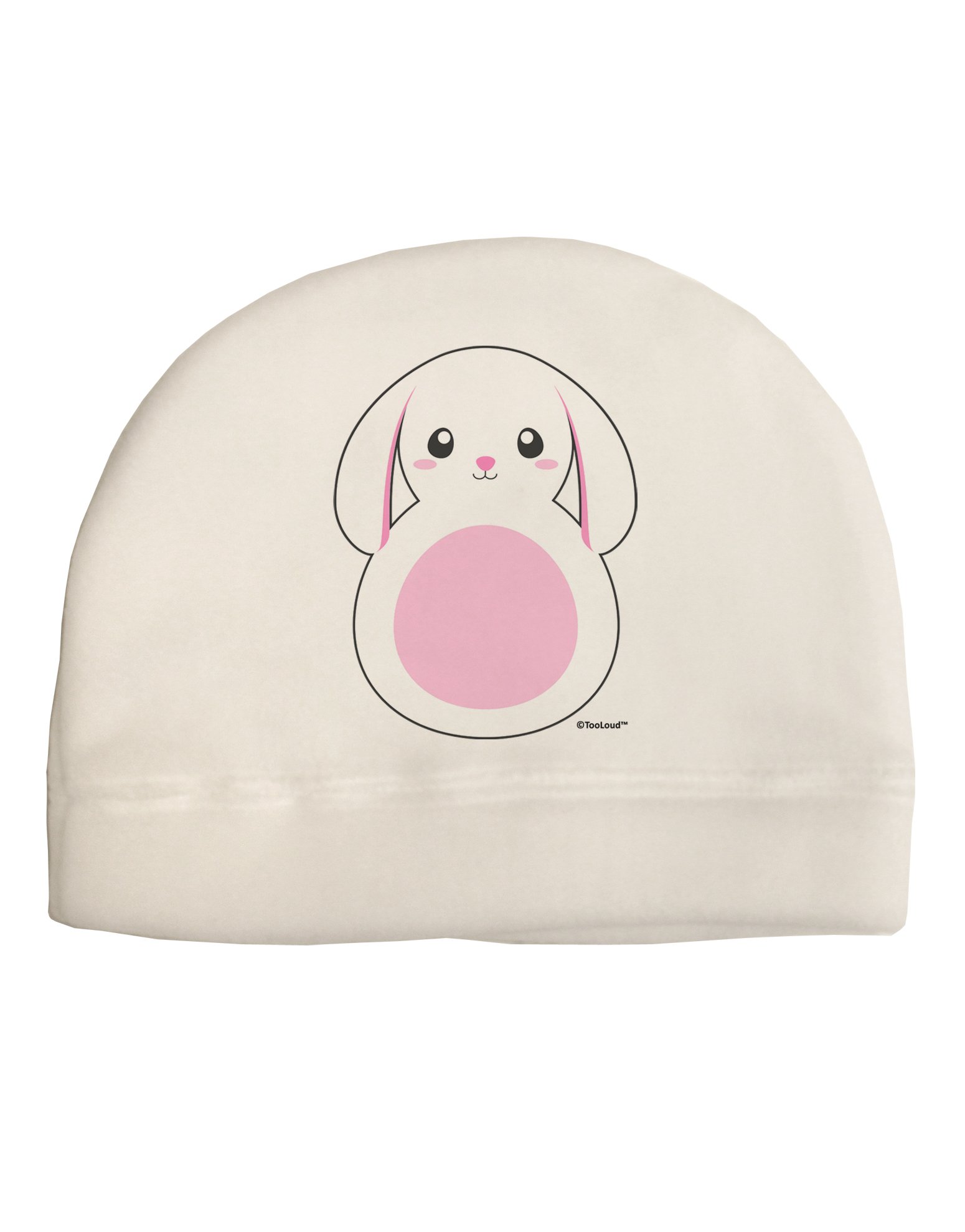 TOOLOUD Cute Bunny with Floppy Ears - Pink Child Fleece Beanie Cap Hat