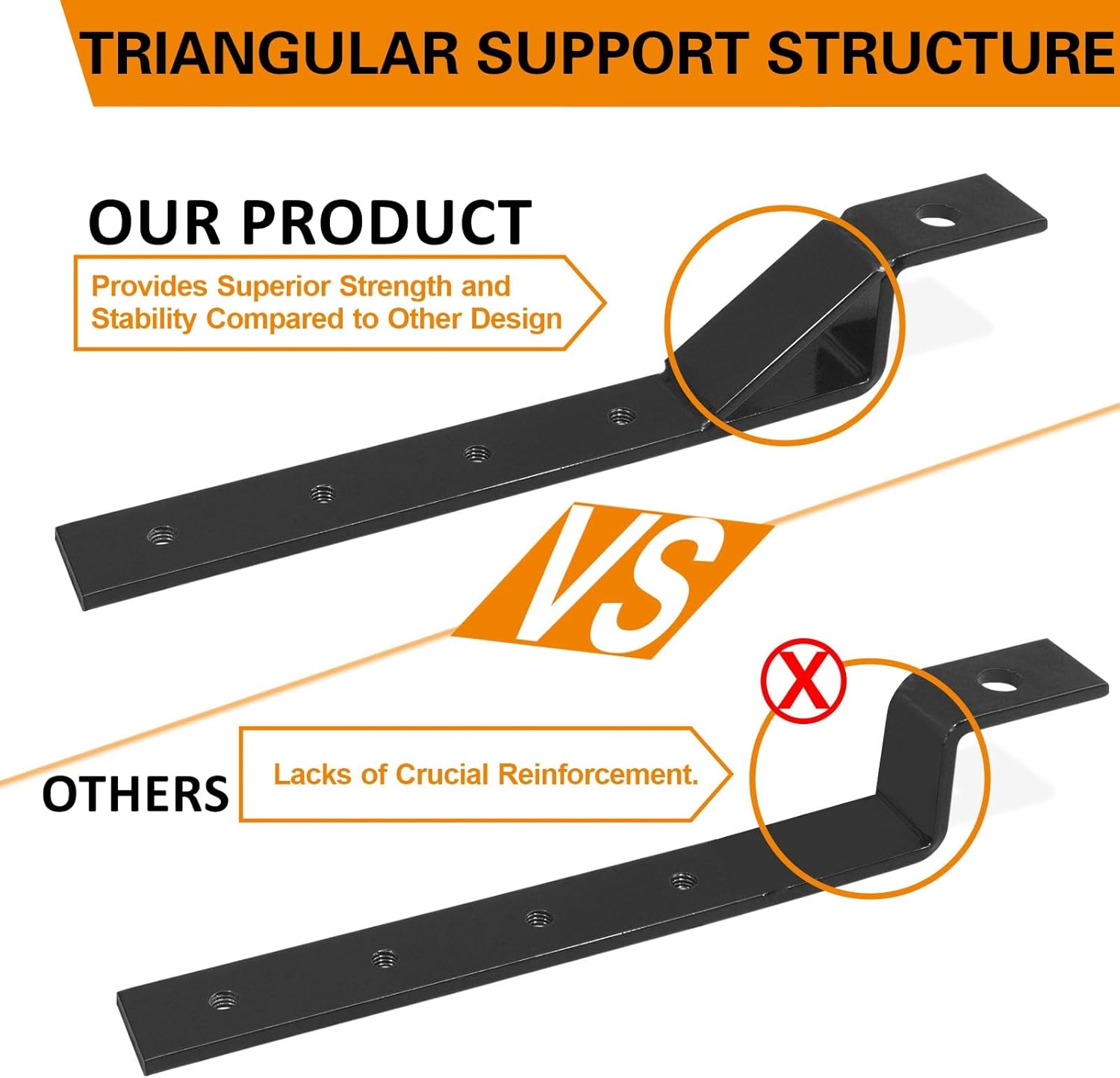 Adjustable Universal Hard Saddle Bag Mounting Bracket Kit fit for Harley Davidson Honda Suzuki Kawasaki Touring Models