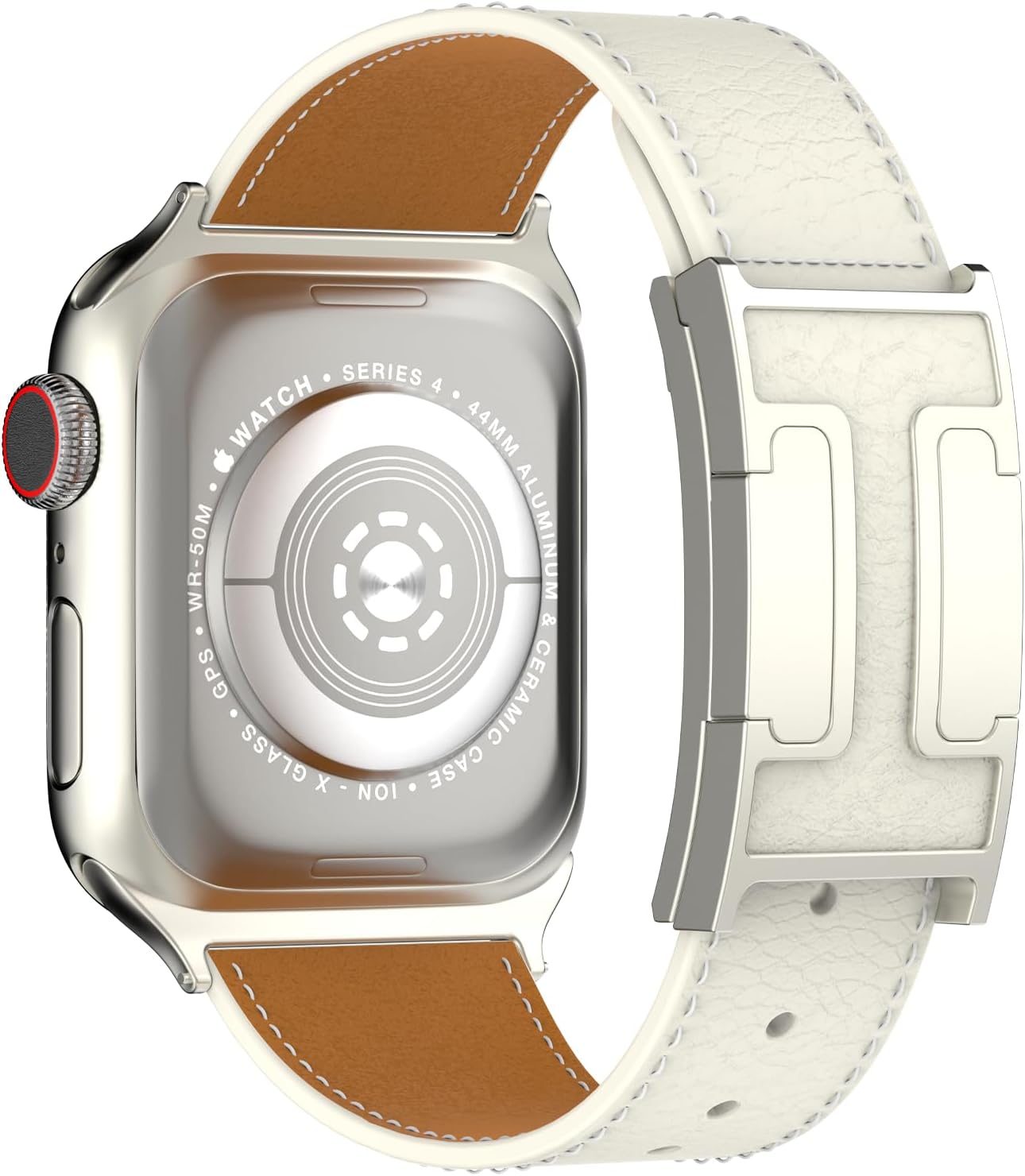 Designer Leather Magnetic Band Compatible with Apple Watch Ultra Band 49mm 46mm 45mm 44mm 42mm 41mm 40mm 38mm, Replacement Strap for Women Men iWatch Ultra 2/Ultra/SE/Series 10/9/8/7/6/5/4/3/2/1