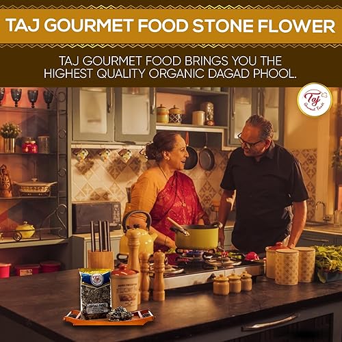 Miniatura 5 de TAJ Premium Indian Dagad Phool, flor de piedra, 3.5 onzas (3.5 onzas)