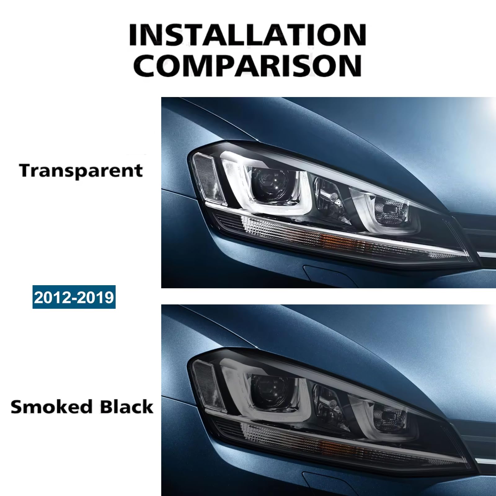 Amazon.co.jp: ヘッドライトフィルム for VWゴルフMK7（2012年-2019年