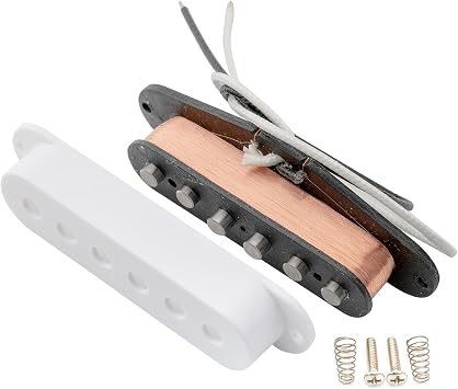 Artec SSA-12 Staggered Alnico 5 Single Coil Neck pickup 6.3K White