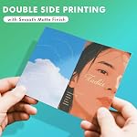 Koala Presentaion Paper Double-Side Matte Coated 8.5X11 Inches 110 Sheets Compatible with Inkjet Printer 32LB Thin Photo Paper