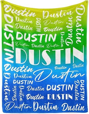 Name Blanket Personalized Name Blanket Customized Blanket with Name Text for Adult Kid Birthday Christmas Mothers Fathers Valentines Day Gift