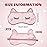 Haysandy Cute Eye Mask for Sleeping 3 Pieces Cartoon Dog Face Eye Cover Funny Animal Cat Sleeping Mask Soft Lightweight Night Sleep Kitty Blindfolds for Women Men Kids(Silk Cat)