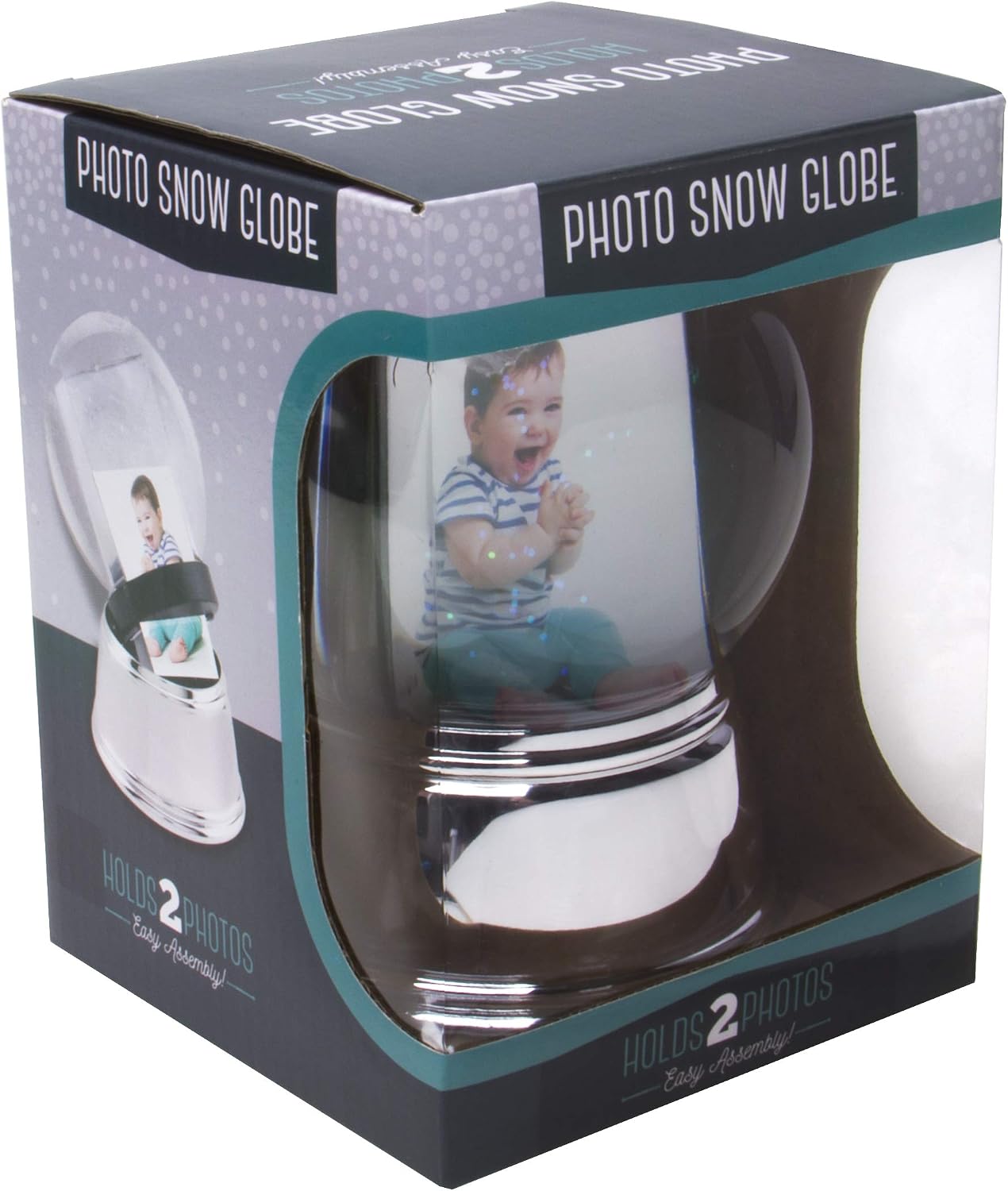 Neil Enterprises Inc. Photo Snow Globe with Silver Base