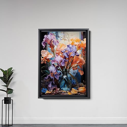Miniatura 7 de Provence Blooms, Acrylic Iris Prints, Captivating Canvas Wall Art Celebrating the Beauty of Flowers, Canvas, Art Print