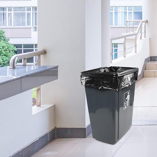 Miniatura 7 de Bolsas de basura negras de 13 galones, bolsa de basura alta para cocina, 6 rollos, 150 bolsas