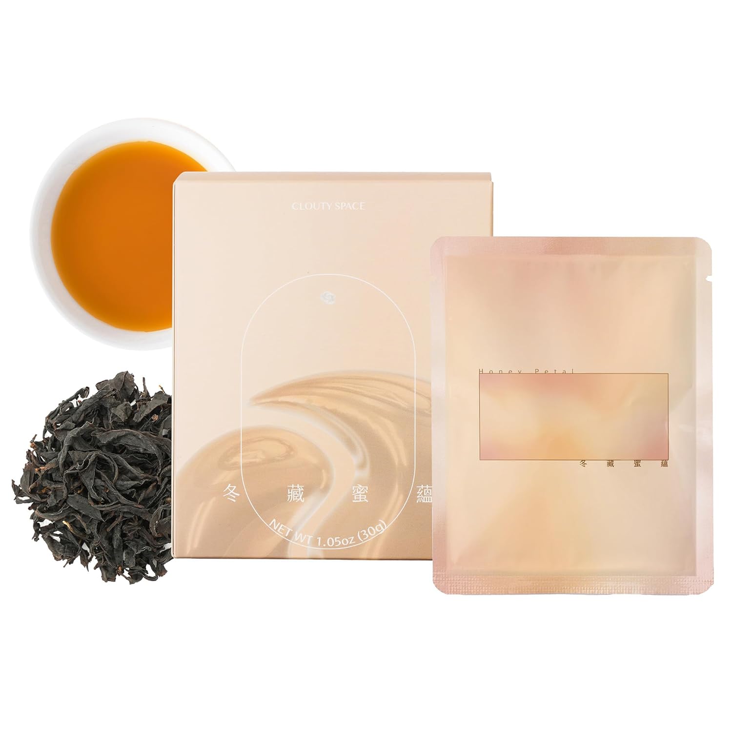 Clouty Space, Authentic Taiwan Black Tea, Farm Direct, Floral Aftertaste, Honey Petal, 10 Tea Sachets (30g)