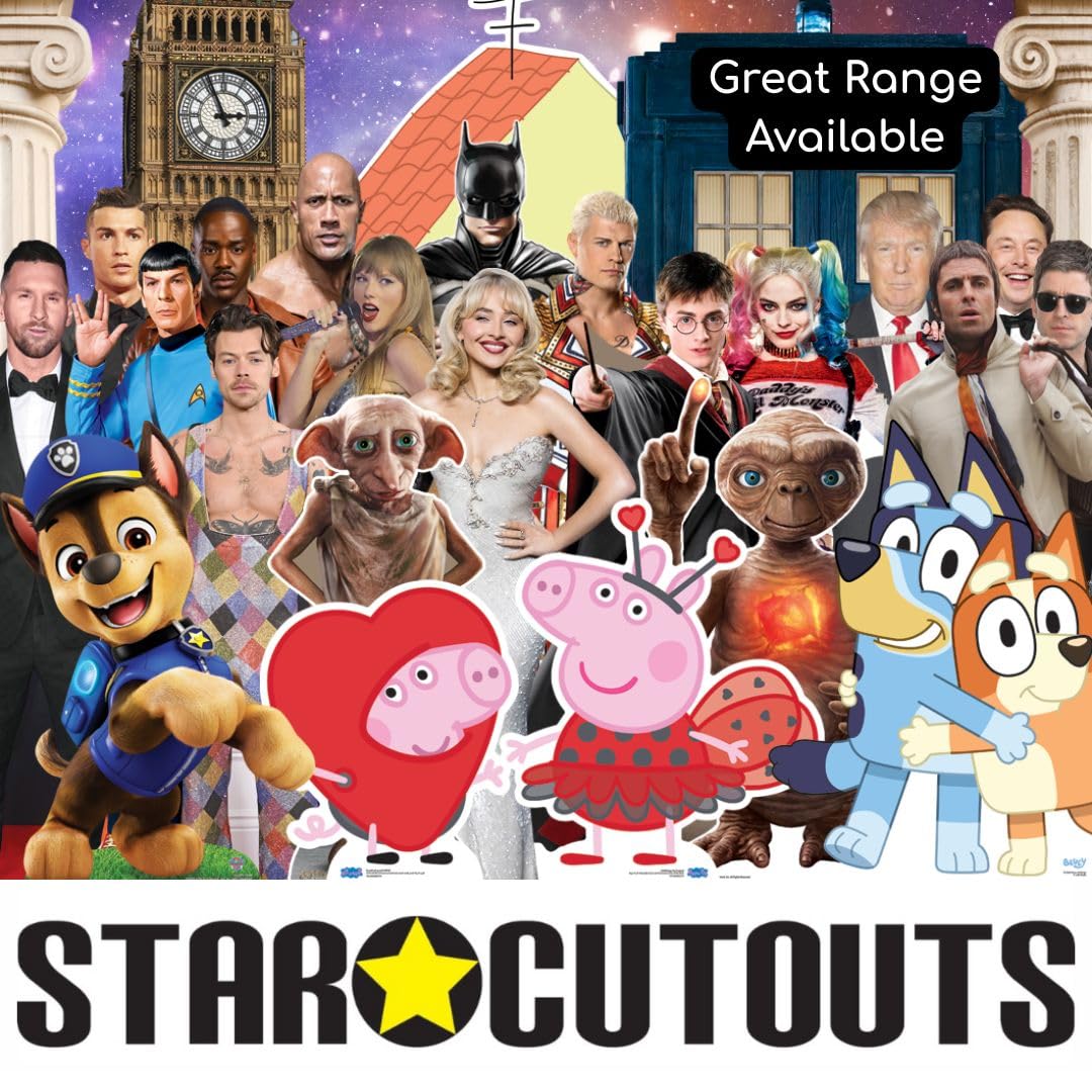 Star Cutouts Cartonato largo SC4601 Paw Patrol, altezza 94 cm, ideale per feste a tema Paw Patrol, feste di compleanno e fan, decorazioni per stanze ed eventi