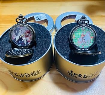 Amazon.co.jp: 鬼灯の冷徹 懐中時計 シロ 鬼灯 2種セット