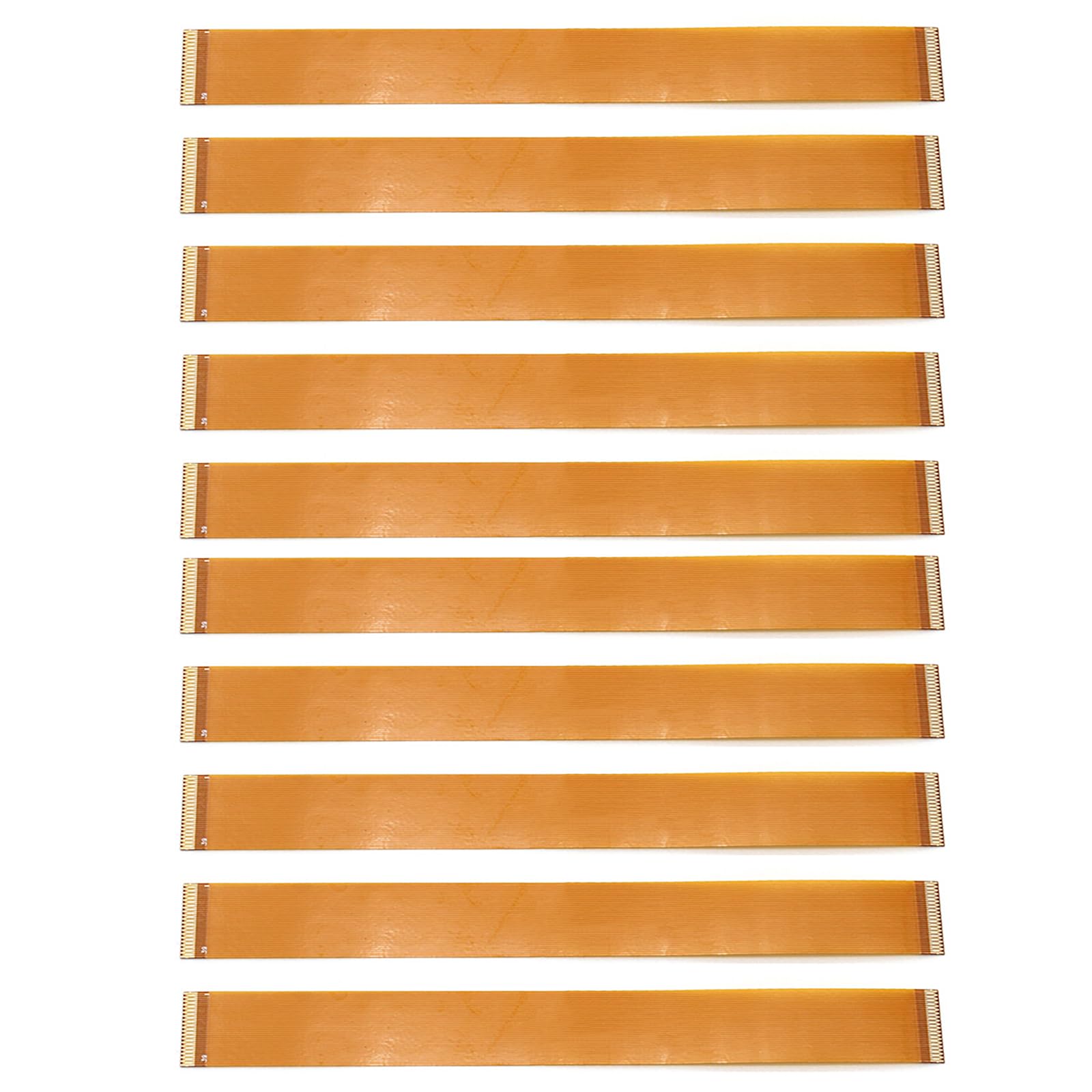 Lot de 10 câbles FFC FPC, pas de 0,3 mm, 31 broches, câbles plats flexibles de 120 mm, câble d'extension de test, câbles ruban pour écran LCD (même direction)