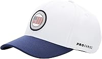 PGA TOUR Americana Golf Hat - Moisture-Wicking Baseball Cap with UPF Protection & Patriotic Flag Logo