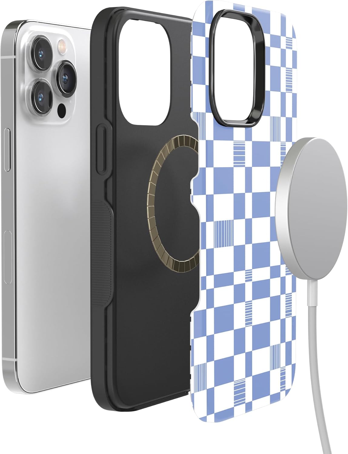Casely iPhone 14 Pro Max Case | Reality Check | Periwinkle | Bold Protective Design | Compatible with MagSafe - Image 5