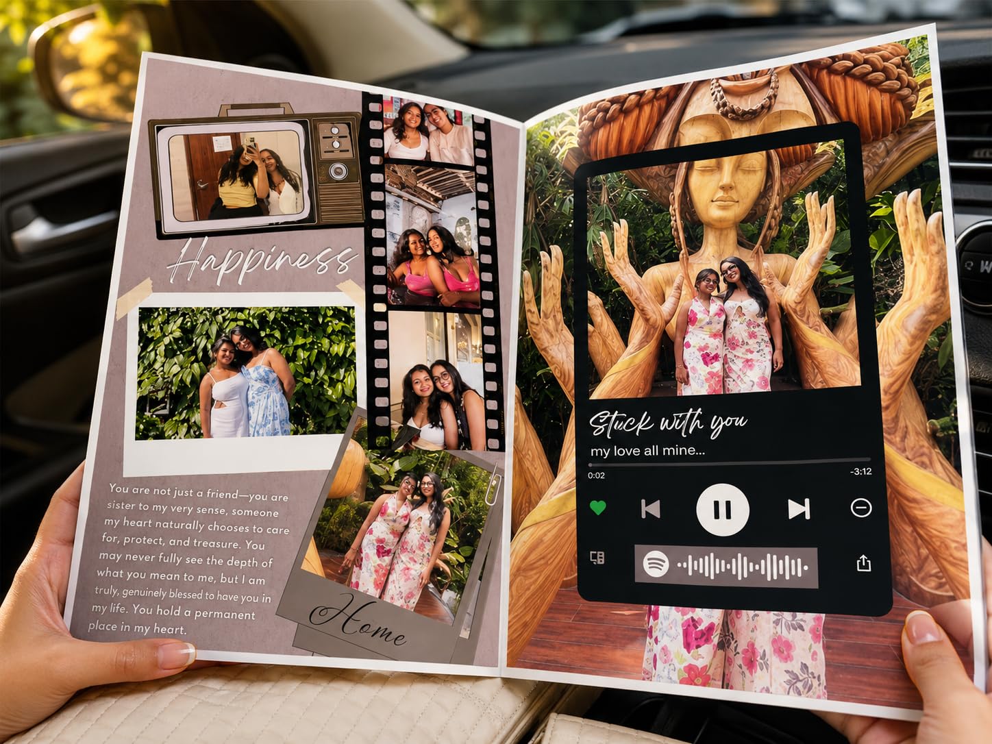 Personalized Photo Scrapbook - Custom Gift -1