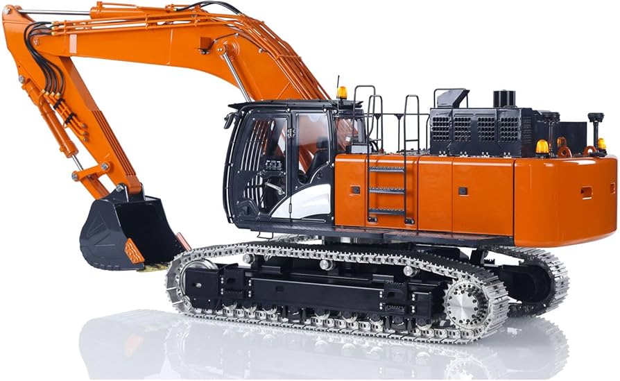Amazon.com: wheelfun LESU 1/14 RC Hydraulic Excavator Model Aoue