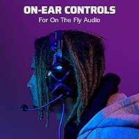 Vista 3 de PDP Victrix Pro AF Premium Wired Esports Gaming Headset for PlayStation 5 - Removable Boom Microphone PS4PS5PC (BlackPurple)