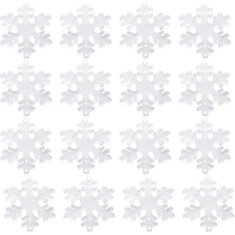 Crystal-Clear Snowflake Ornaments: A Winter Wonderland Enchantment