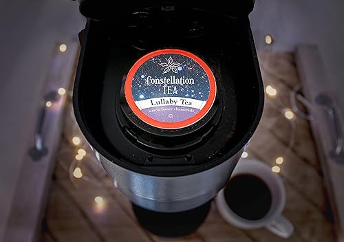 Miniatura 3 de Constellation Tea Cápsulas de té de canción de cuna de manzanilla y miel de limón compatibles con cafeteras K Cup incluyendo 2.0, 40 unidades