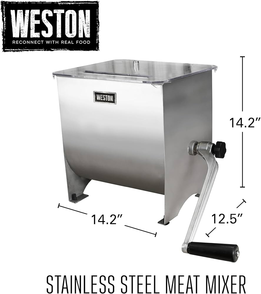 Amazon | Weston ステンレススチール ミートミキサー 22ポンド (36