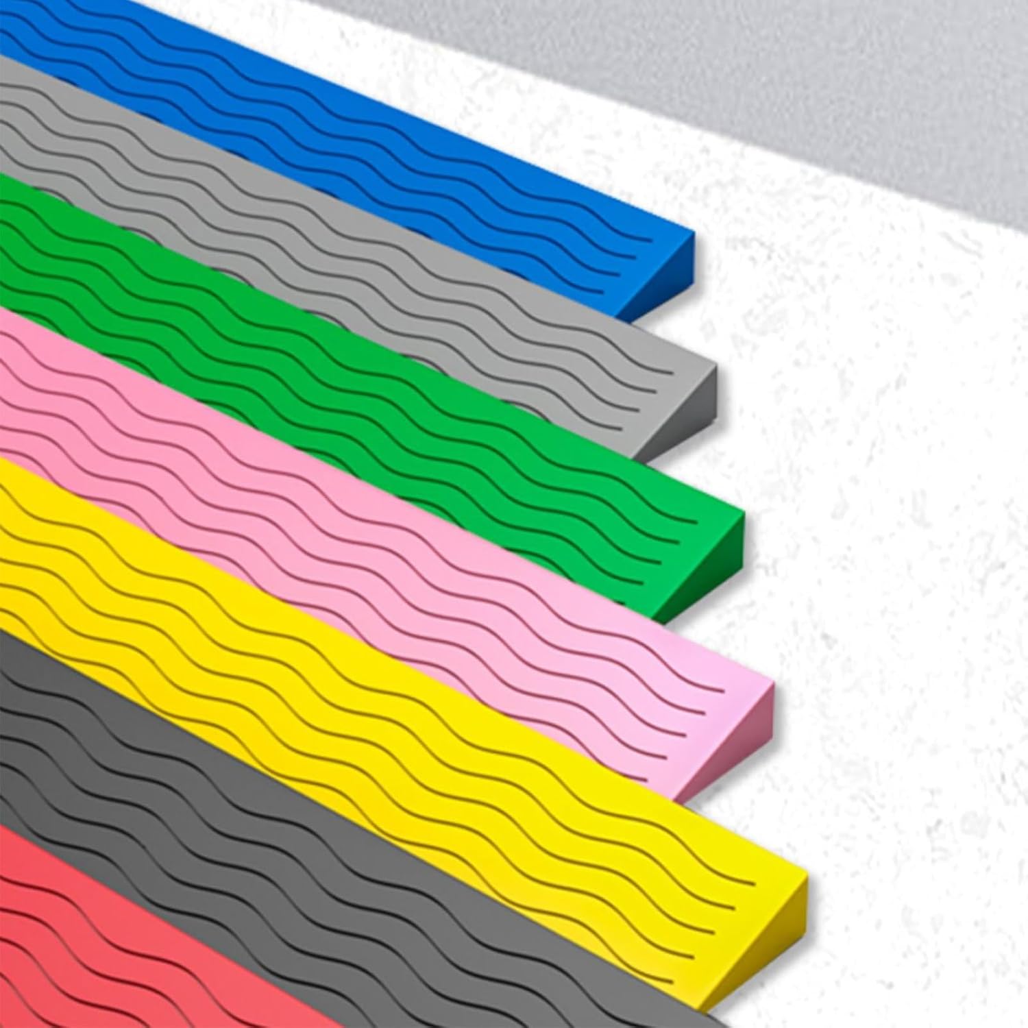 Threshold Ramp Mat, Step Ramp Climbing Kit, Door Vacuum Cleaner Threshold, Non-Slip and Wear-Resistant, Suitable for Steps, Indoor Ramp(Black,100 * 12 * 5cm)