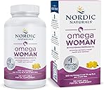 Nordic Naturals Omega Woman, Lemon - 120 Soft Gels - 500 mg Omega-3 + 800 mg Evening Primrose Oil - Healthy Skin & Optimal Wellness - Non-GMO - 60 Servings