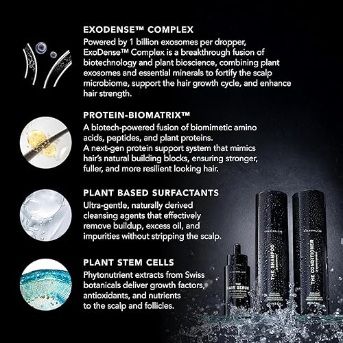 Miniatura 3 de Caldera + Lab Sistema de Cuidado Capilar para Hombres  Champú, Acondicionador y Suero para el Cuero Cabelludo Sin Enjuague  Set Limpio, Sin Sulfatos