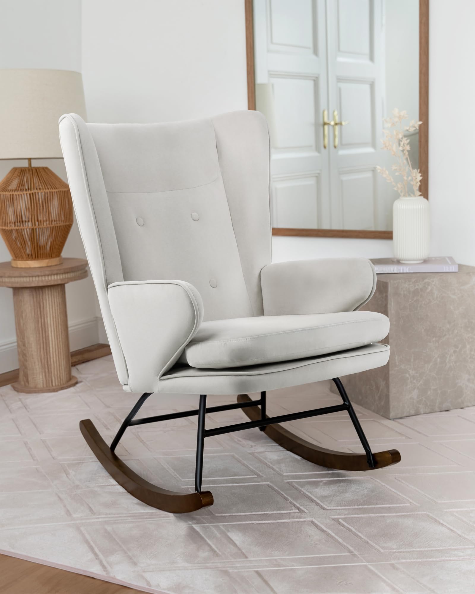 Fauteuil à bascule Qiyano Tahdia