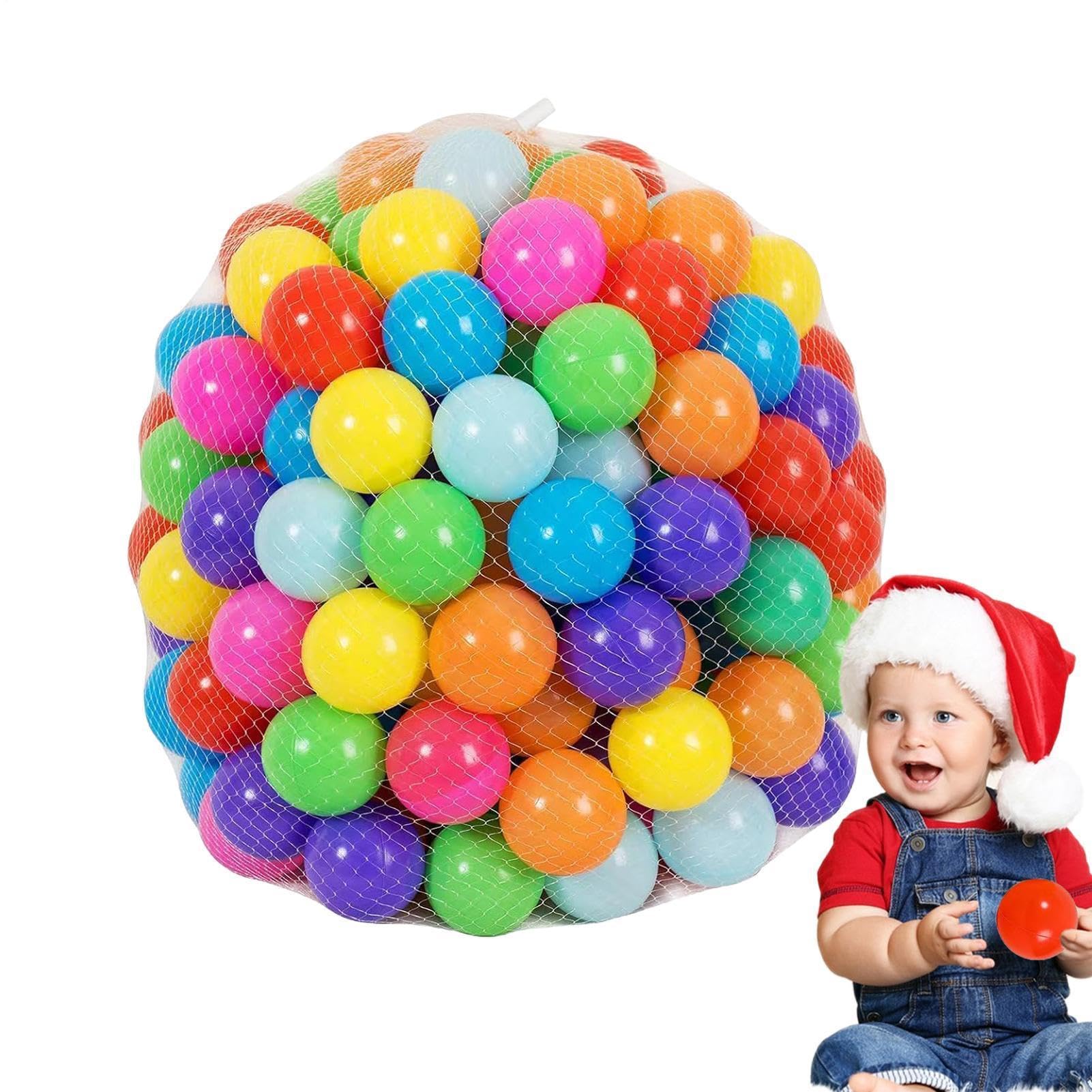 Palline per Piscina di Palline per Bambini 50 Pezzi Giocattoli | Palline 7 cm Colori Vivaci per Piscina Tende, Stanza , Recinto Bambini, Casetta Giochi, Piscina, Decor