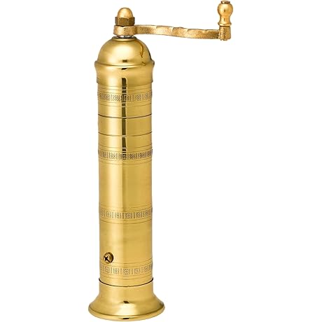 Atlas Brass Pepper Mill Grinder: Your Culinary Assistant Extraordinaire