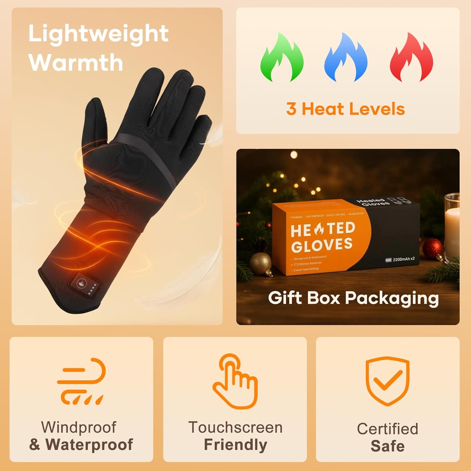 Product Image 1 - Glove features displayed