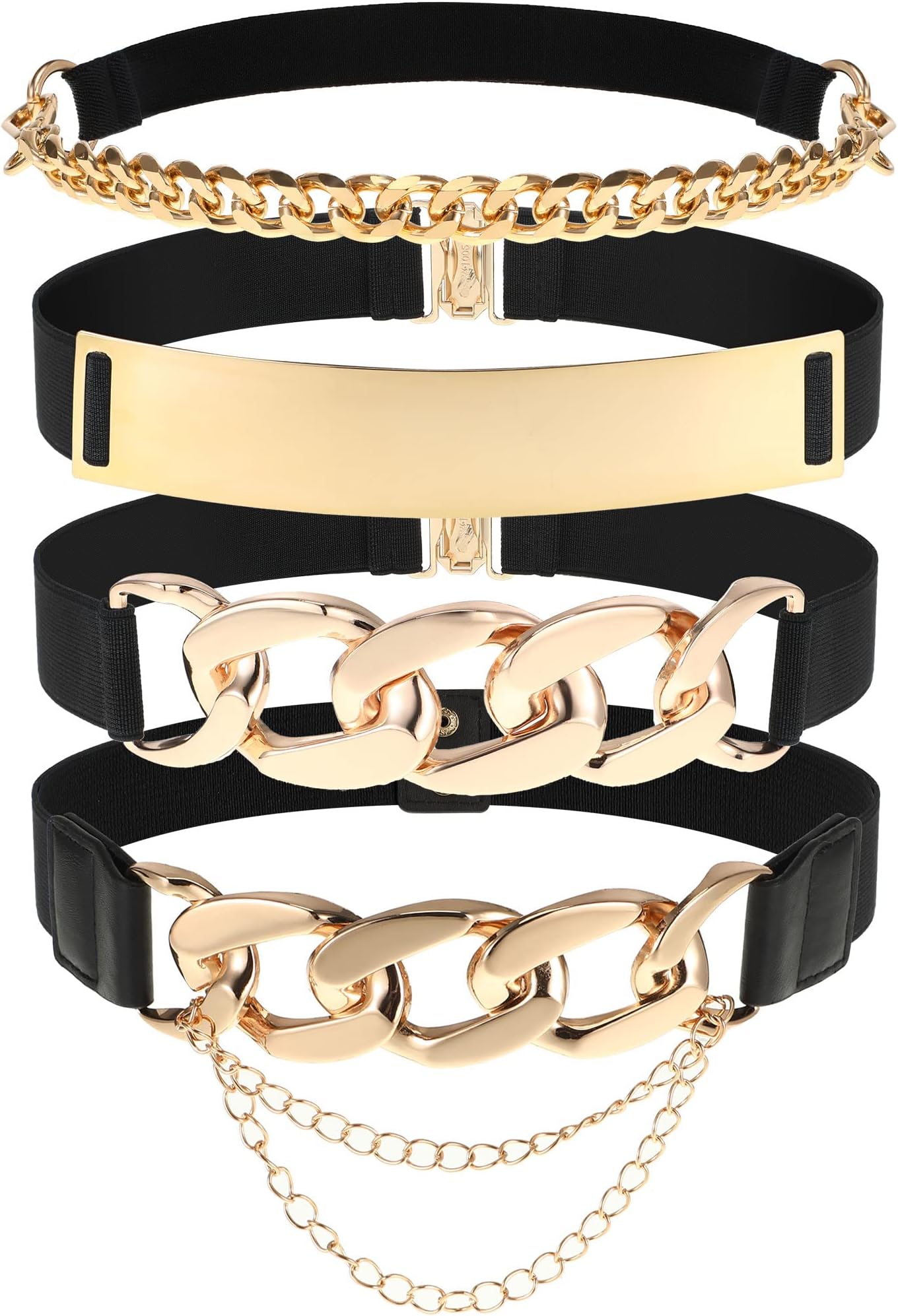 Amazon.com: Juvale 4-Pack of Adjustable Fancy Dress Belts for Women