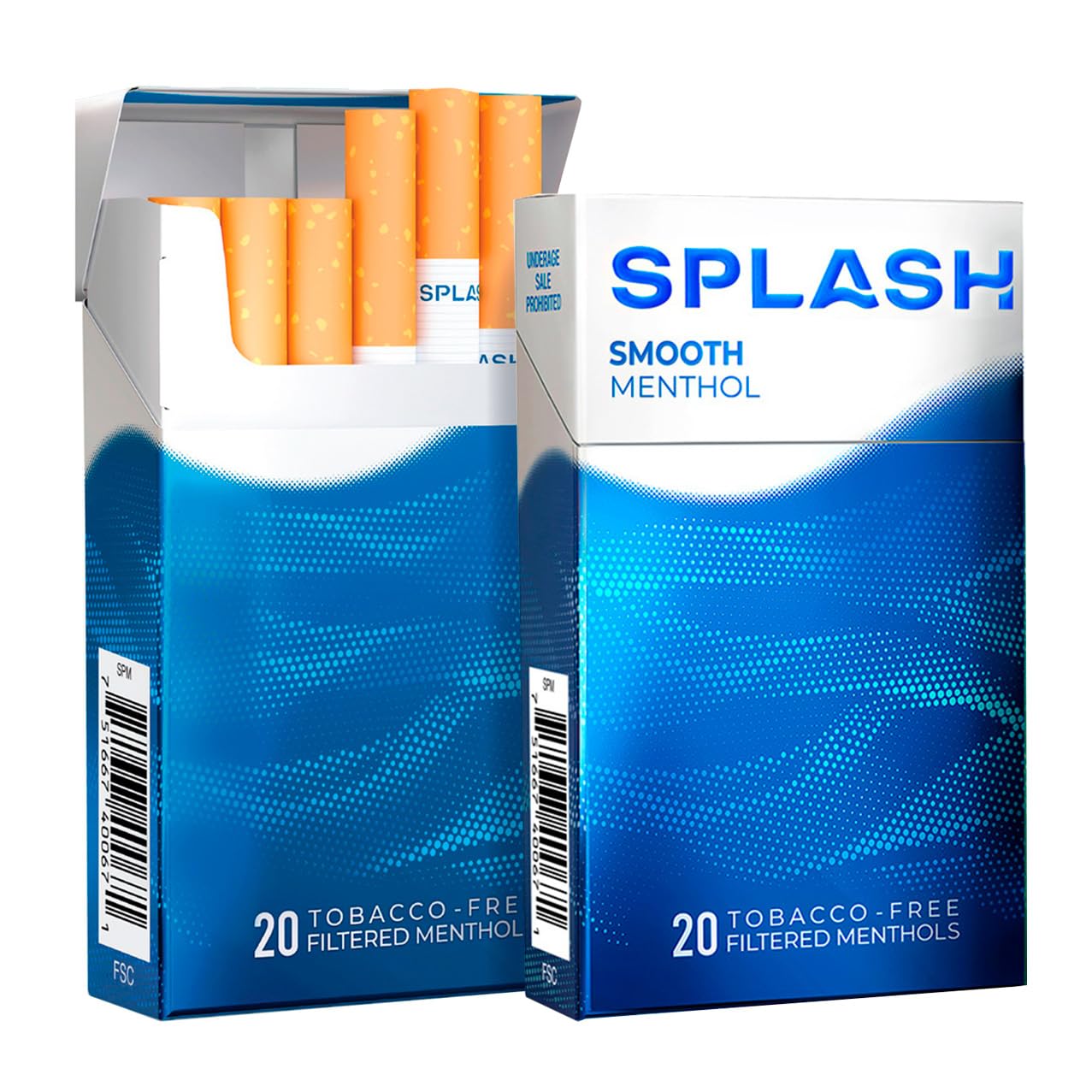 Amazon.com: Splash by Djarum Herbal Cigarettes - Smooth Menthol