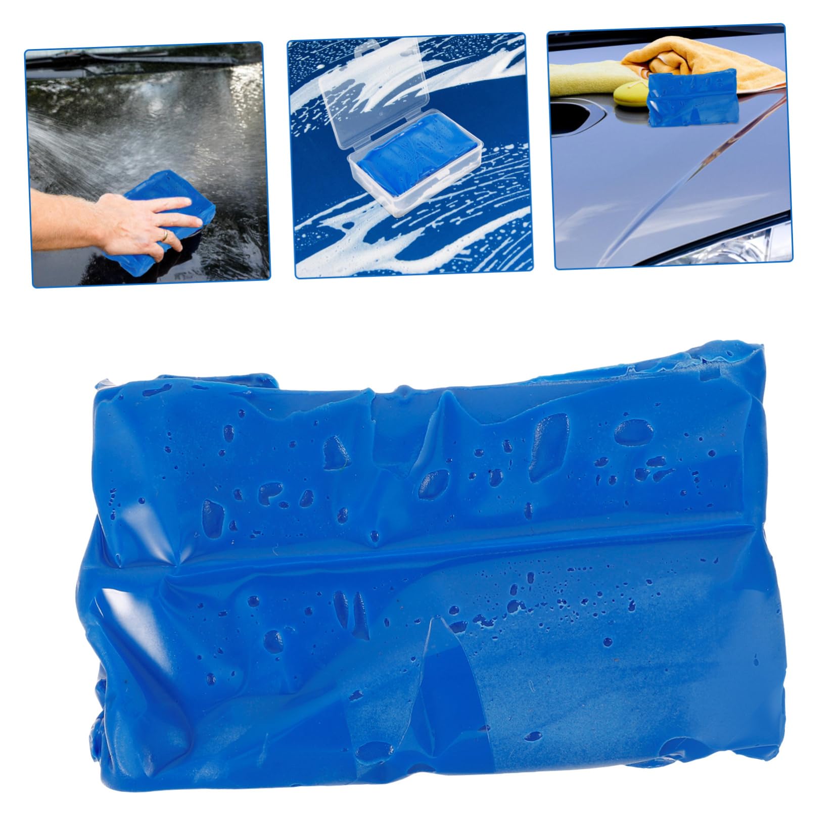 ULTECHNOVO Reinigungsknete Für Soft-Gel Autowäsche Knete Effektives Fahrzeug-Detailing-Werkzeug Für Karosserie Felgen Und Fenster Leicht Und Kompakt Für Müheloses Reinigen