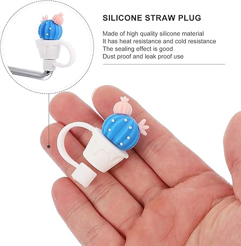 Miniatura 4 de 6 tapas de popote para copas Stanley con forma de nube, protector de popote reutilizable para puntas de popote, accesorios para botellas (estilo B)