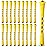 WILLBOND 60 Pcs Perm Rods for Long Hair Plastic Curl Rods Cold Wave Irons Curling Roller for Hair Styling Hairdressing Tools(0.28 Inch,Yellow)