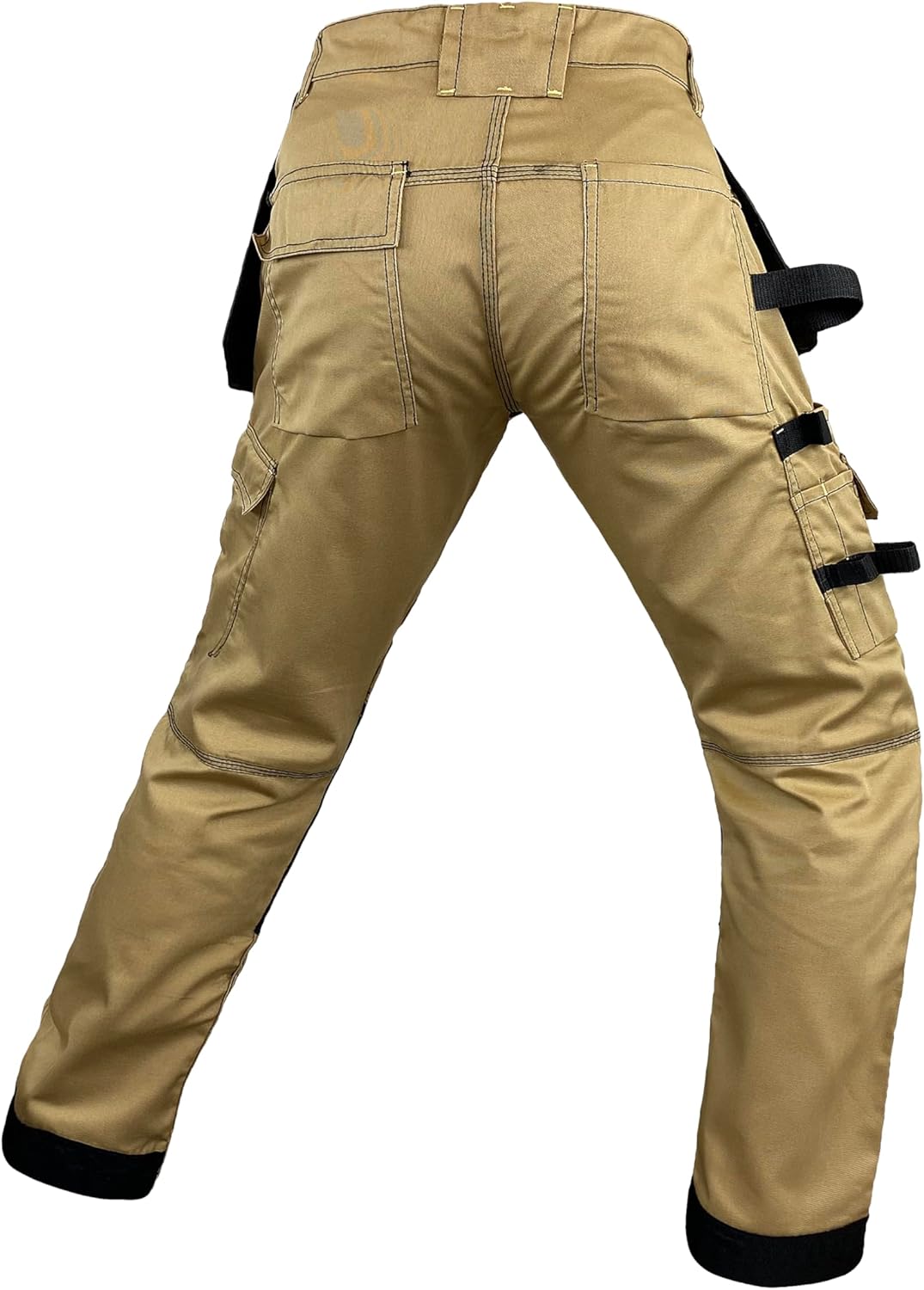 Notus Men’s Construction Tactical Carpenter Multi-Pockets Cordura Knee and Holster Pockets Reinforced Work Pants