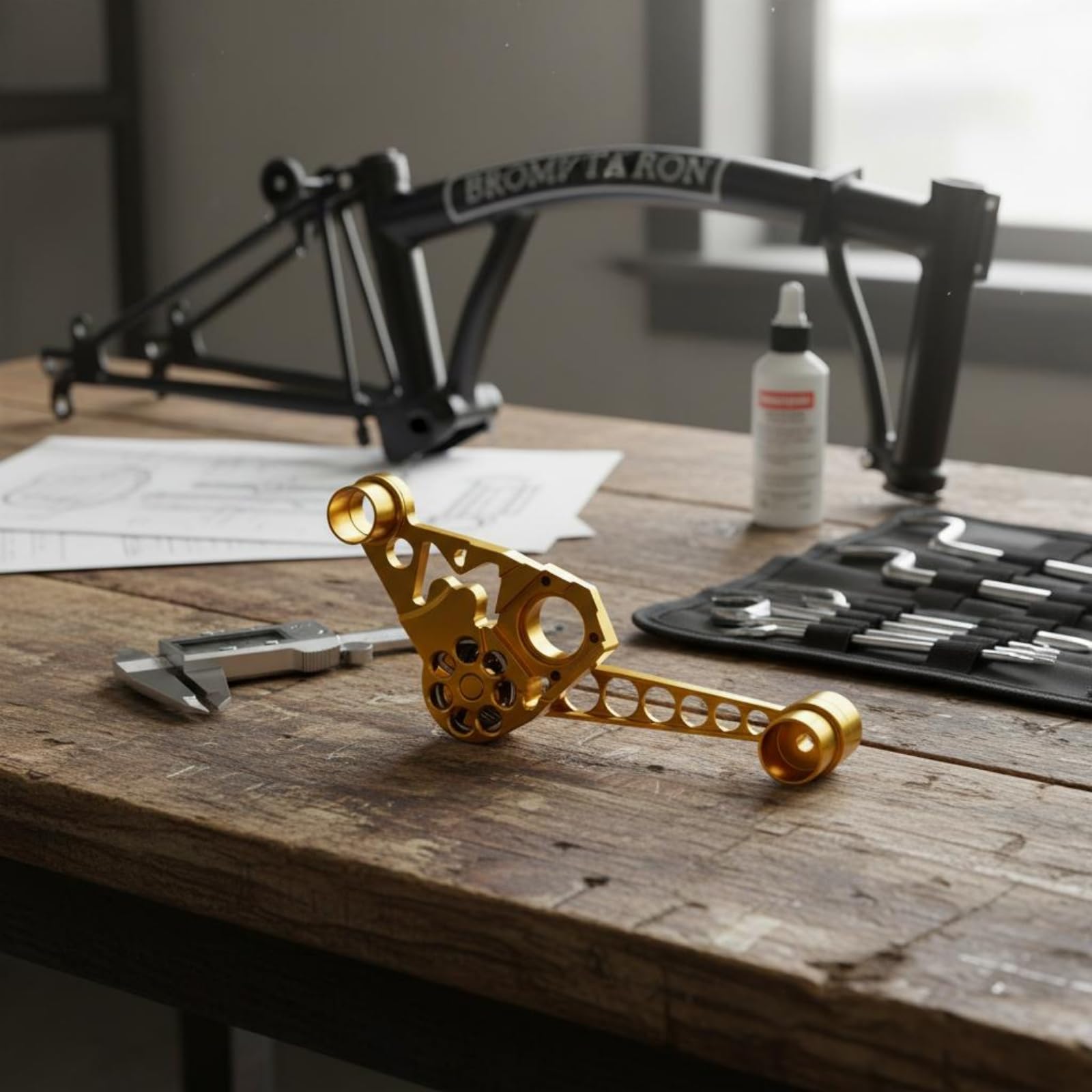 Tendeur de Chaîne Vélo Pliant Guide de Chaîne Régulateur Stabilisateur en Alliage 7075 Améliore la Fiabilité et la Stabilité de la Transmission Adapté , Argenté , Taille Spéciale