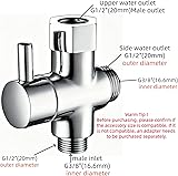 Bidet Hand Shower Personal Hygiene Set, Hand Stainless Steel Bidet Sprayer with 1.5 m Hose, Baby Cloth Nappy Spray Kit, Adjustable Spray Gun, Bidet Shower for Personal Hygiene - 4