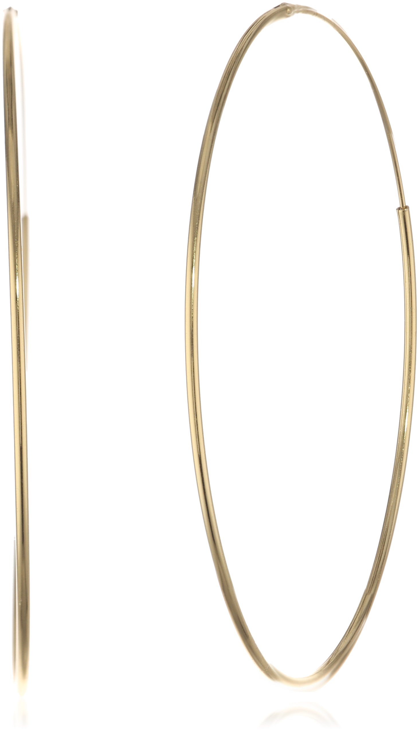 Argento Vivo 18K Gold-Plated Sterling Silver Endless Hoop Earrings